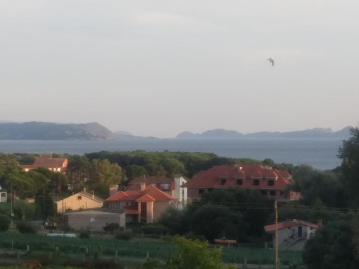 Chalet Con Vista A Las Islas Cies Sanxenxo Eksteriør billede
